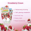 Picture of STRAWBERRY CREAM MOISTURISING & TONING HYDRATING FACE MASK